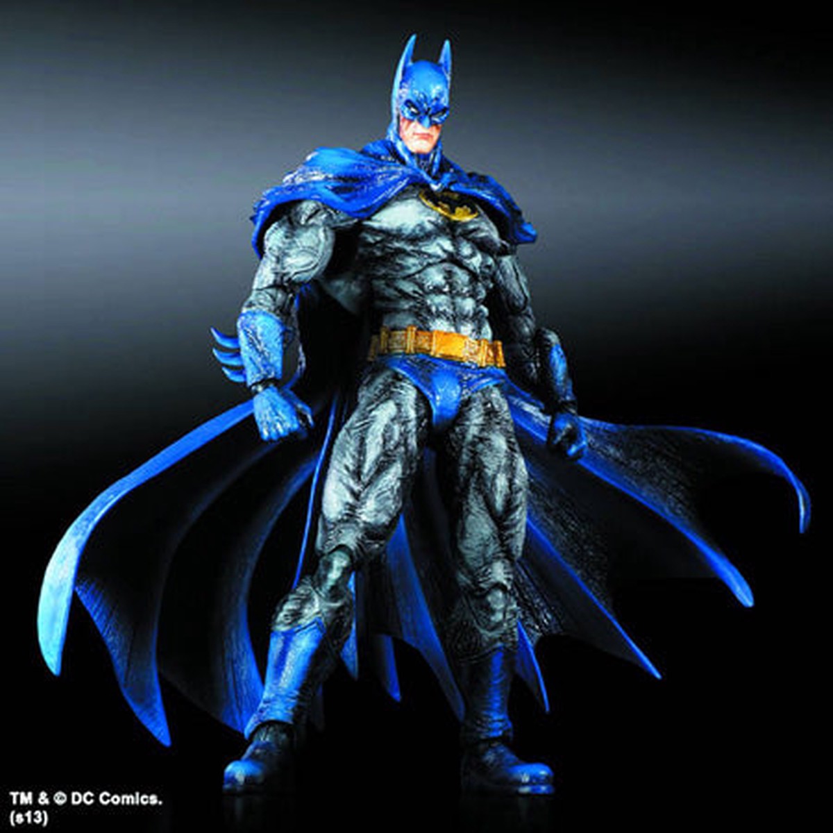 Batman Arkham City 9 Inch Action Figure Play Arts Kai Series – Batman 1970 Skin