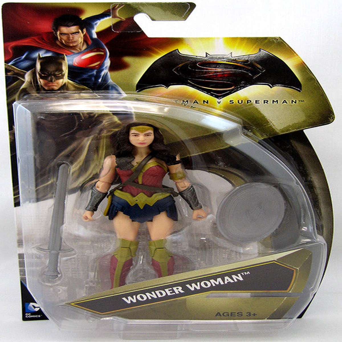 Batman vs Superman Dawn Of Justice 6 Inch Action Figure Basic Series 1 – Wonder Woman (Sub-Standard Packaging)