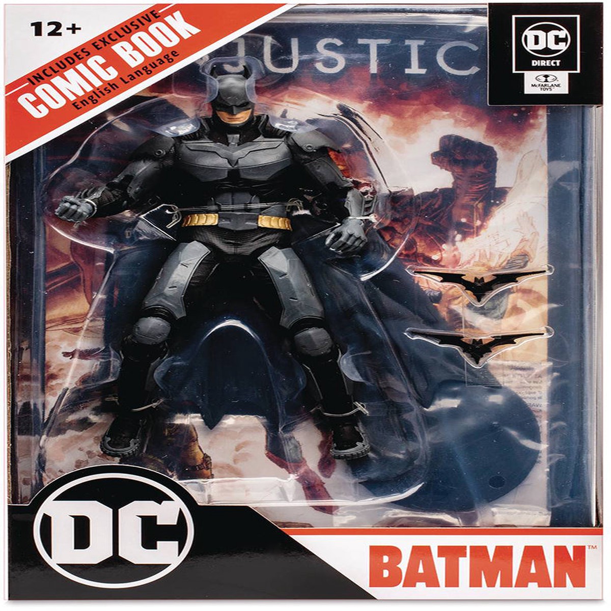 DC Direct Gaming 7 Inch Action Figure Injustice Wave 1 – Batman with Comic