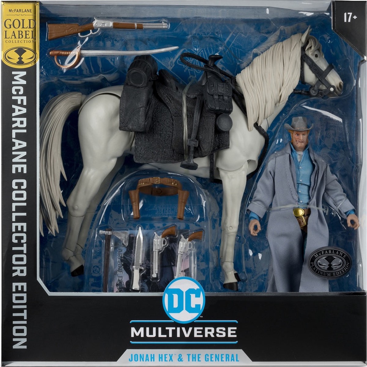 DC Multiverse 7 Inch Action Figure 2-Pack Exclusive – Jonah Hex With The General Gold Label Platinum