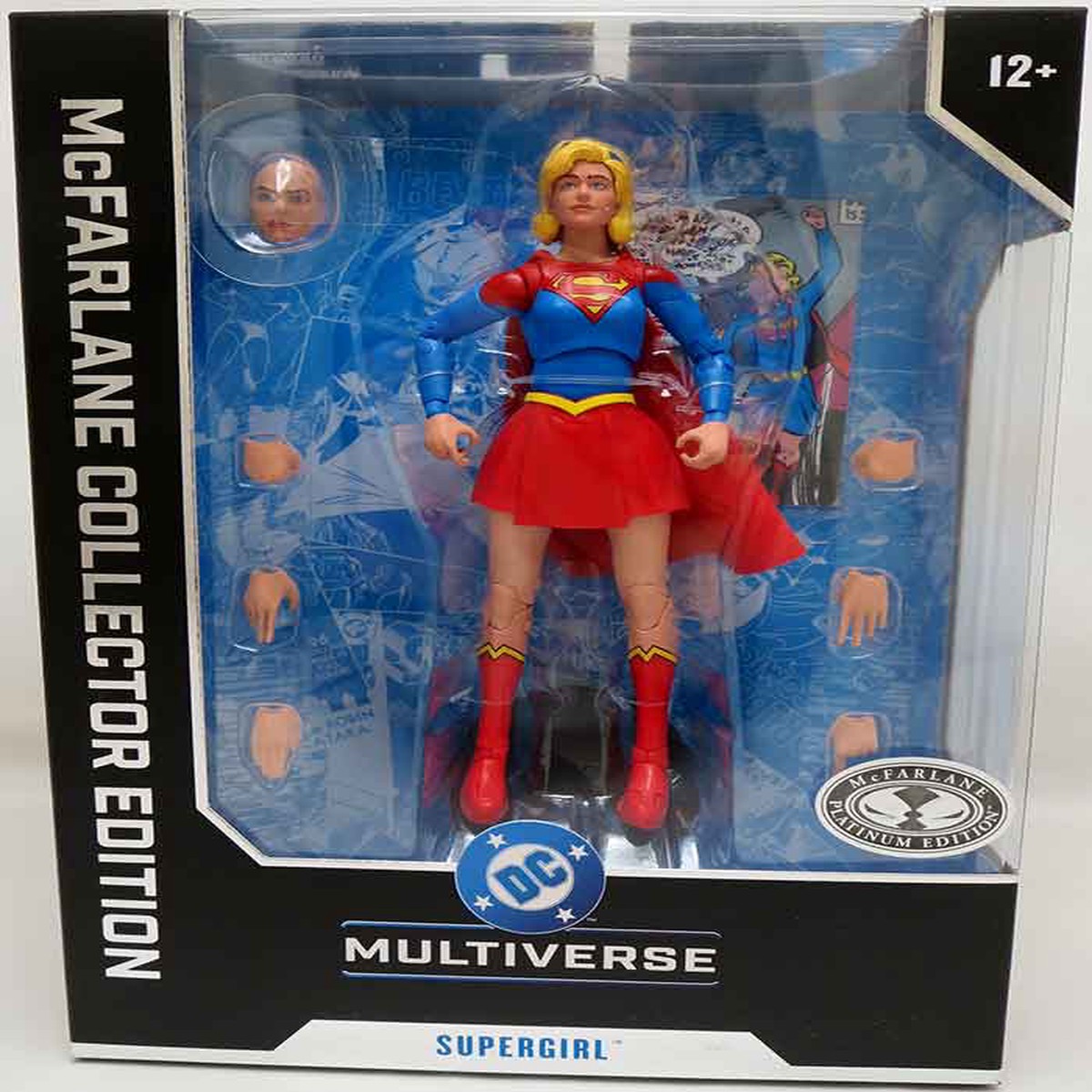 DC Multiverse Action Comics 7 Inch Action Figure Collector Edition Exclusive – Supergirl Platinum