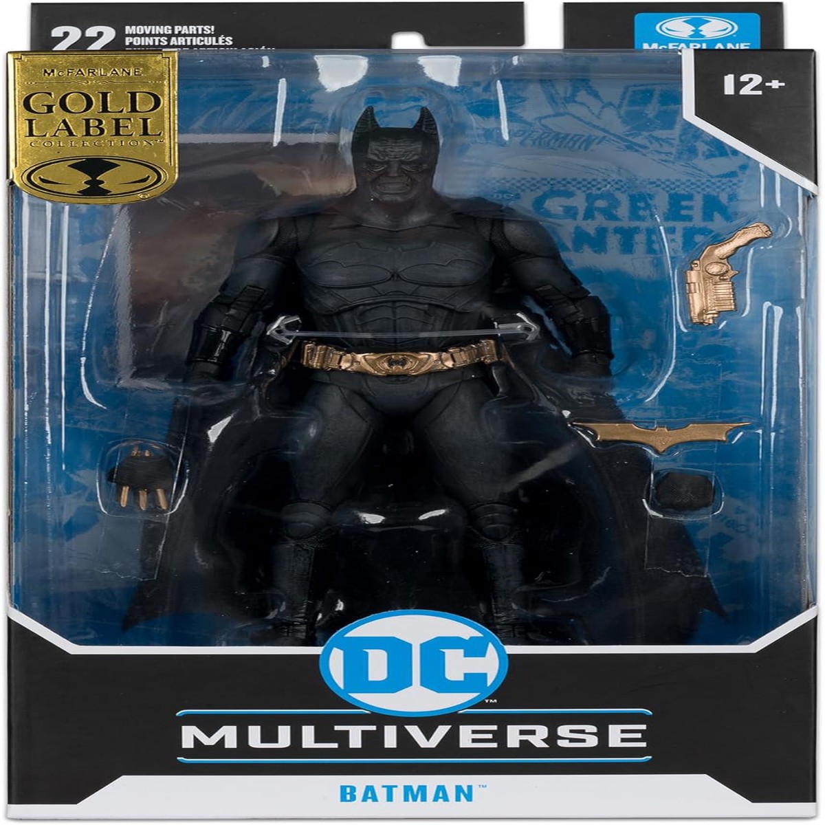 DC Multiverse Batman Begins 7 Inch Action Figure Exclusive – Fear Toxin Batman Gold Label