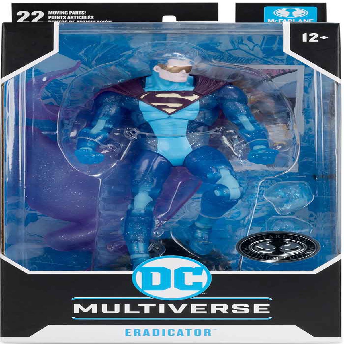 DC Multiverse The Return of Superman 7 Inch Action Figure Exclusive – Blue Energy Eradicator Platinum