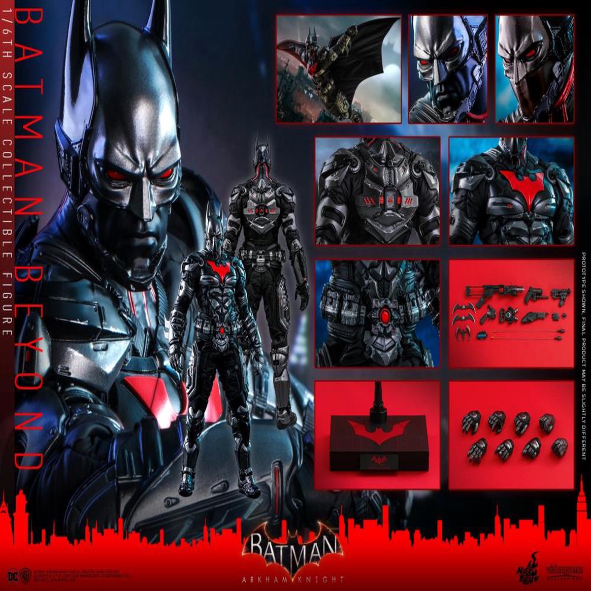 Hot Toys 1/6 Batman: Arkham Knight Batman Beyond Sixth Scale Figure VGM39