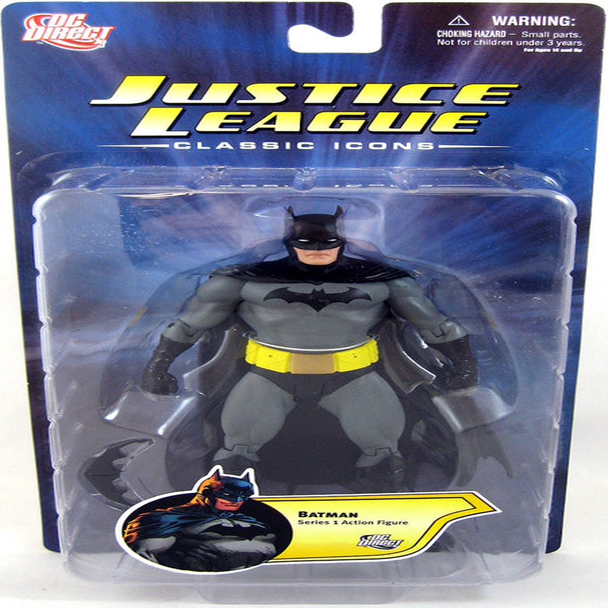 Justice League Classic Icons 7 Inch Figure Series 1 – Batman (Non Mint Packaging)