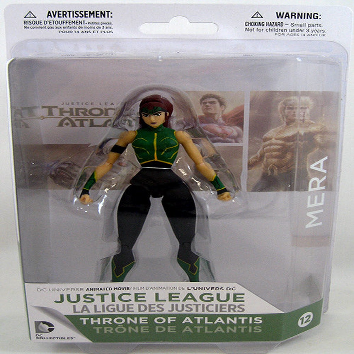 Justice League: Throne of Atlantis Animated 6 Inch Action Figure Animated Movie Series – Mera (Sub-Standard Packaging)
