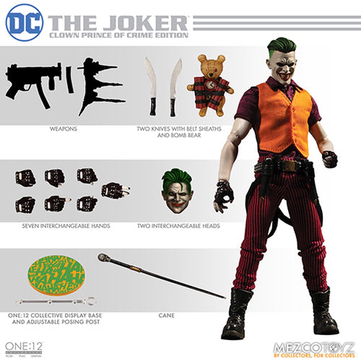 One-12 Collective 6 Inch Action Figure Dc Comics – Joker Clown Prince Of Crime Edition