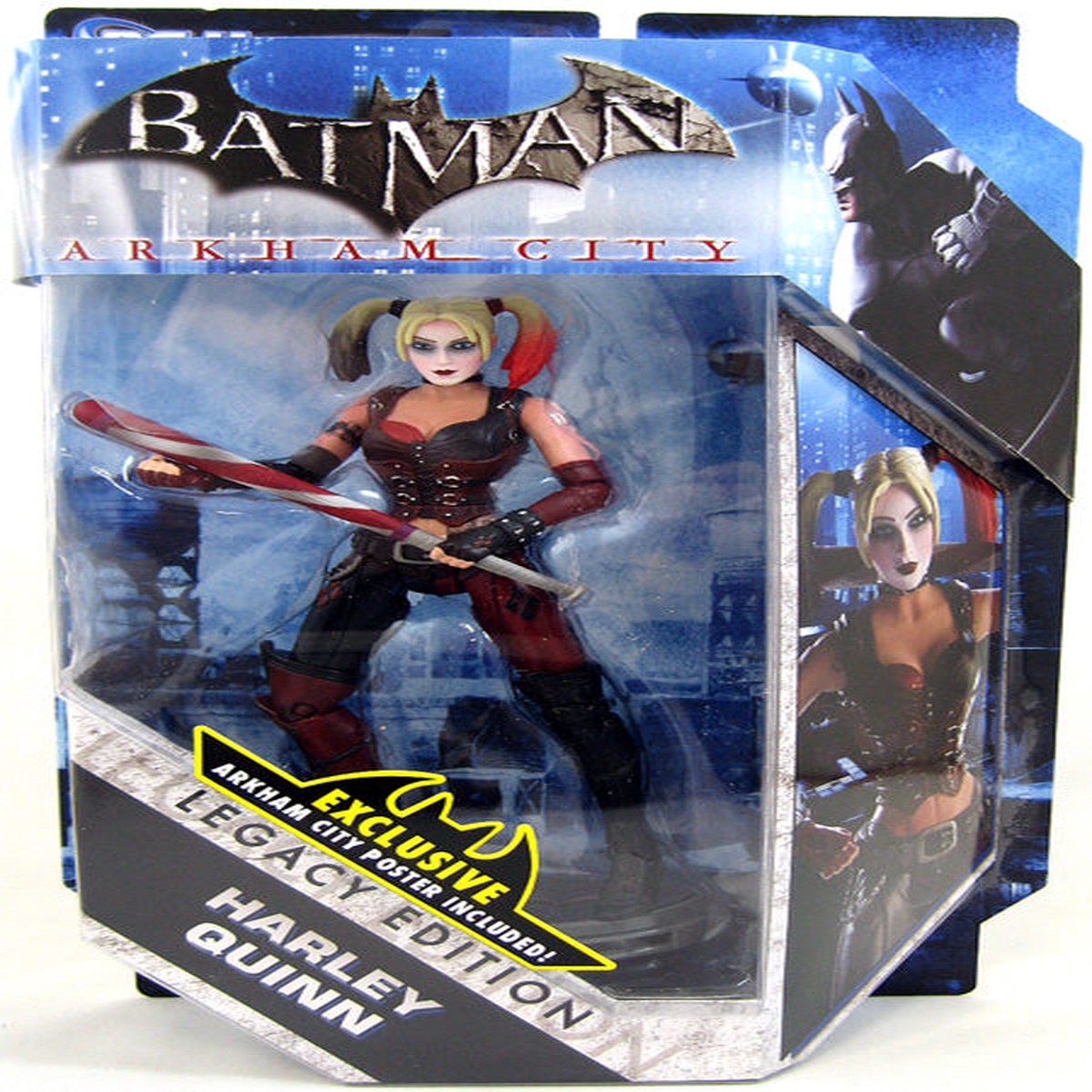 Batman Legacy 6 Inch Action Figure Series 3 – Arkham City Harley Quinn (Shelf Wear Packaging)