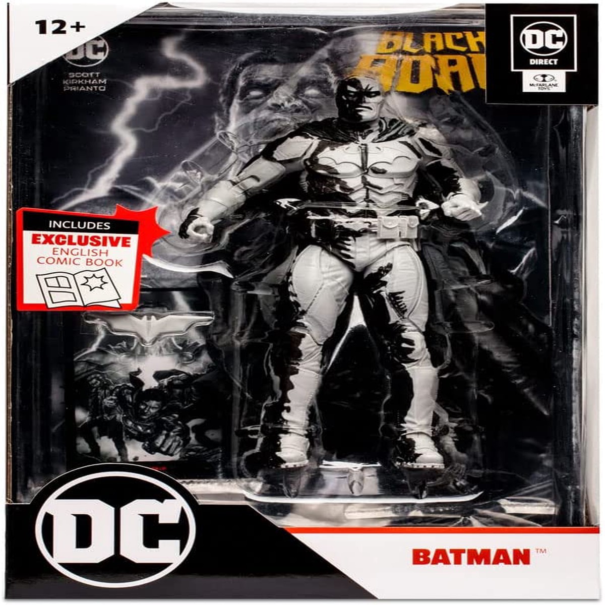 DC Direct Comic 7 Inch Action Figure Exclusive – Batman Black & White