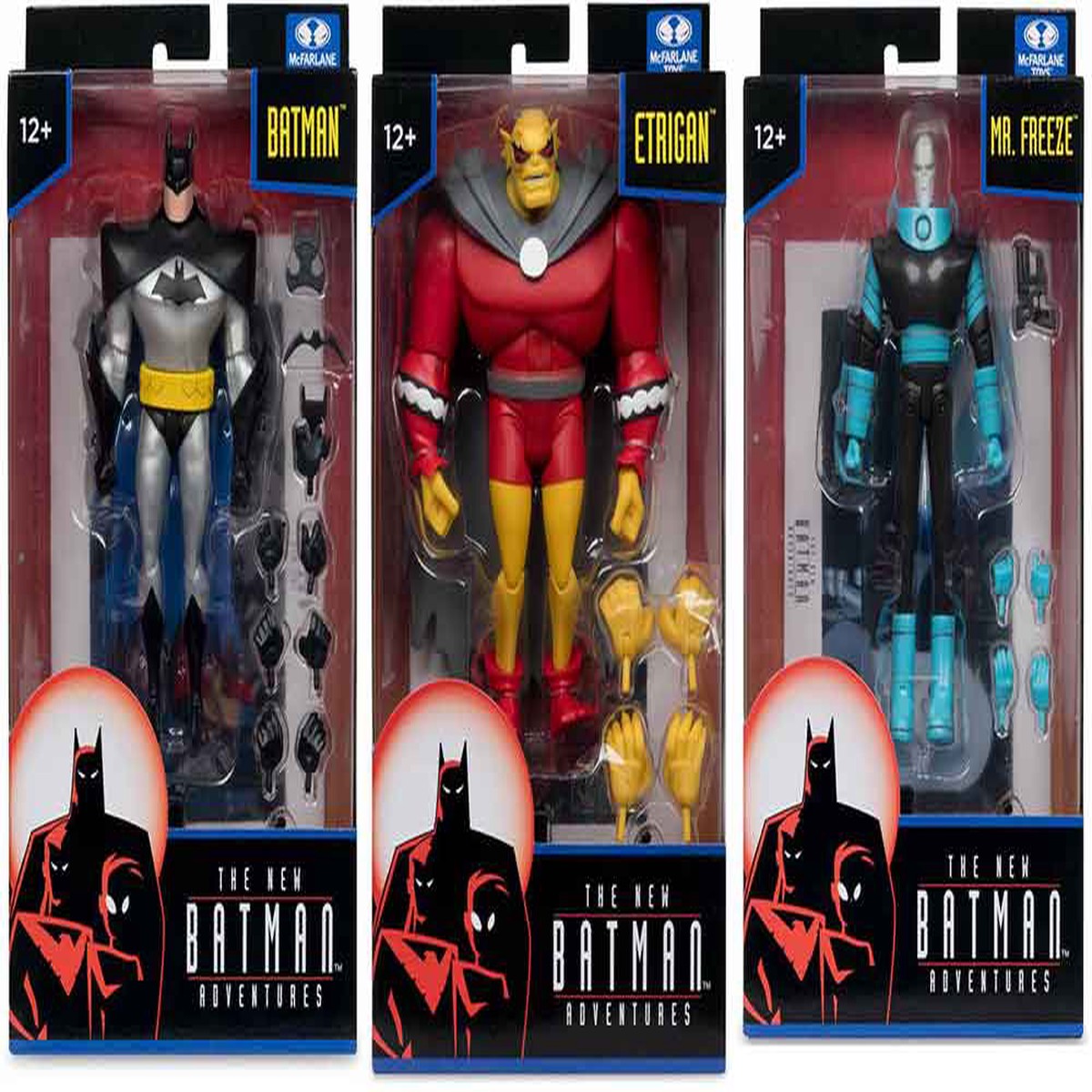 DC Direct The New Batman Adventures 6 Inch Action Figure Wave 5 – Set of 3 (Freeze – Etrigan – Batman)