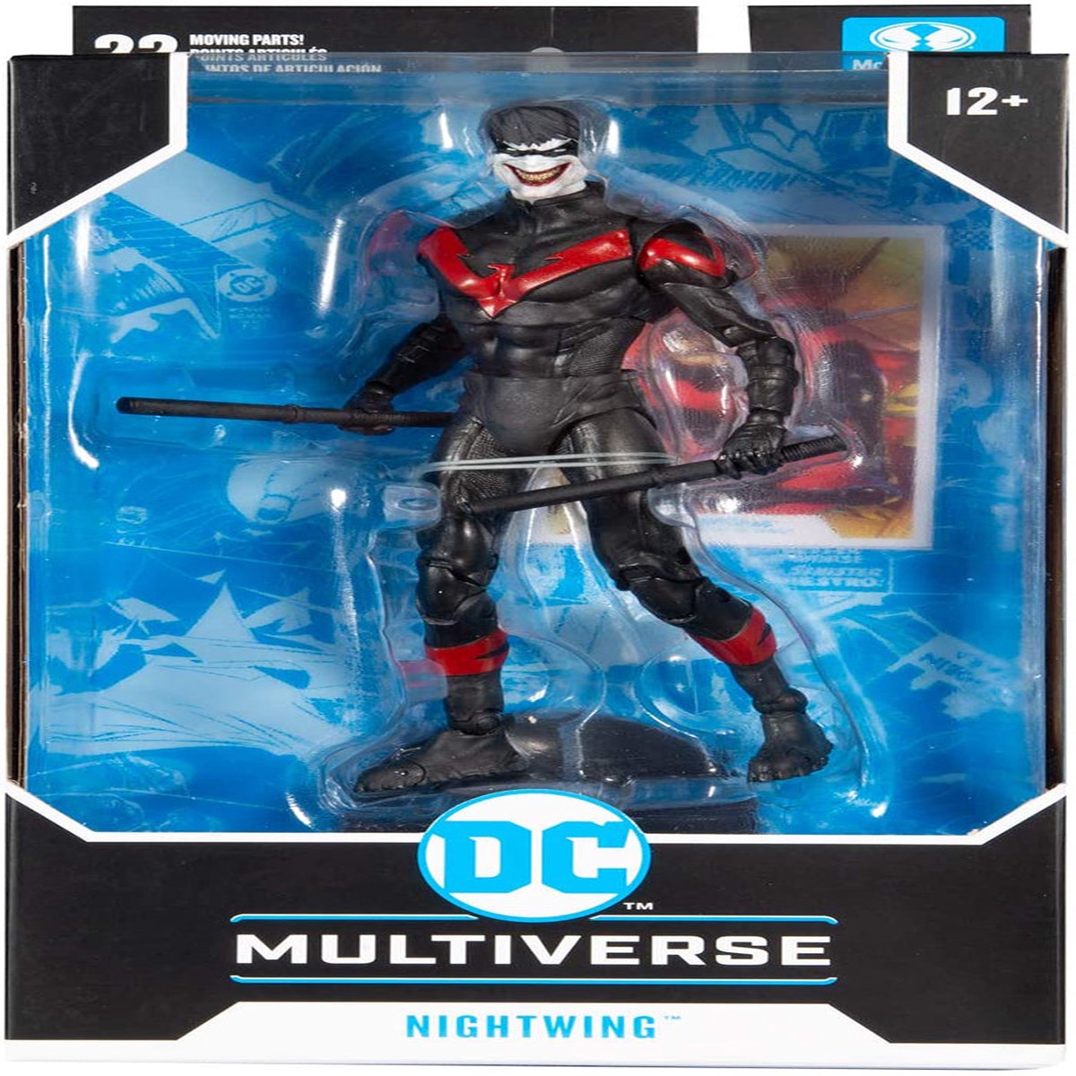 DC Multiverse 7 Inch Action Figure Comic Series – Death Of The Family Nightwing Joker