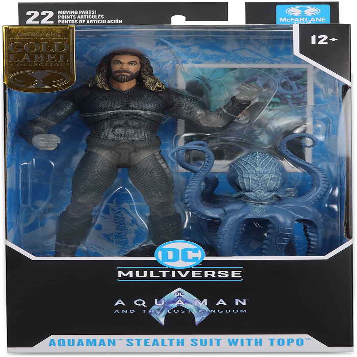 DC Multiverse Aquaman And The Lost Kingdom 7 Inch Action Figure Exclusive – Aquaman with Topo Gold Label