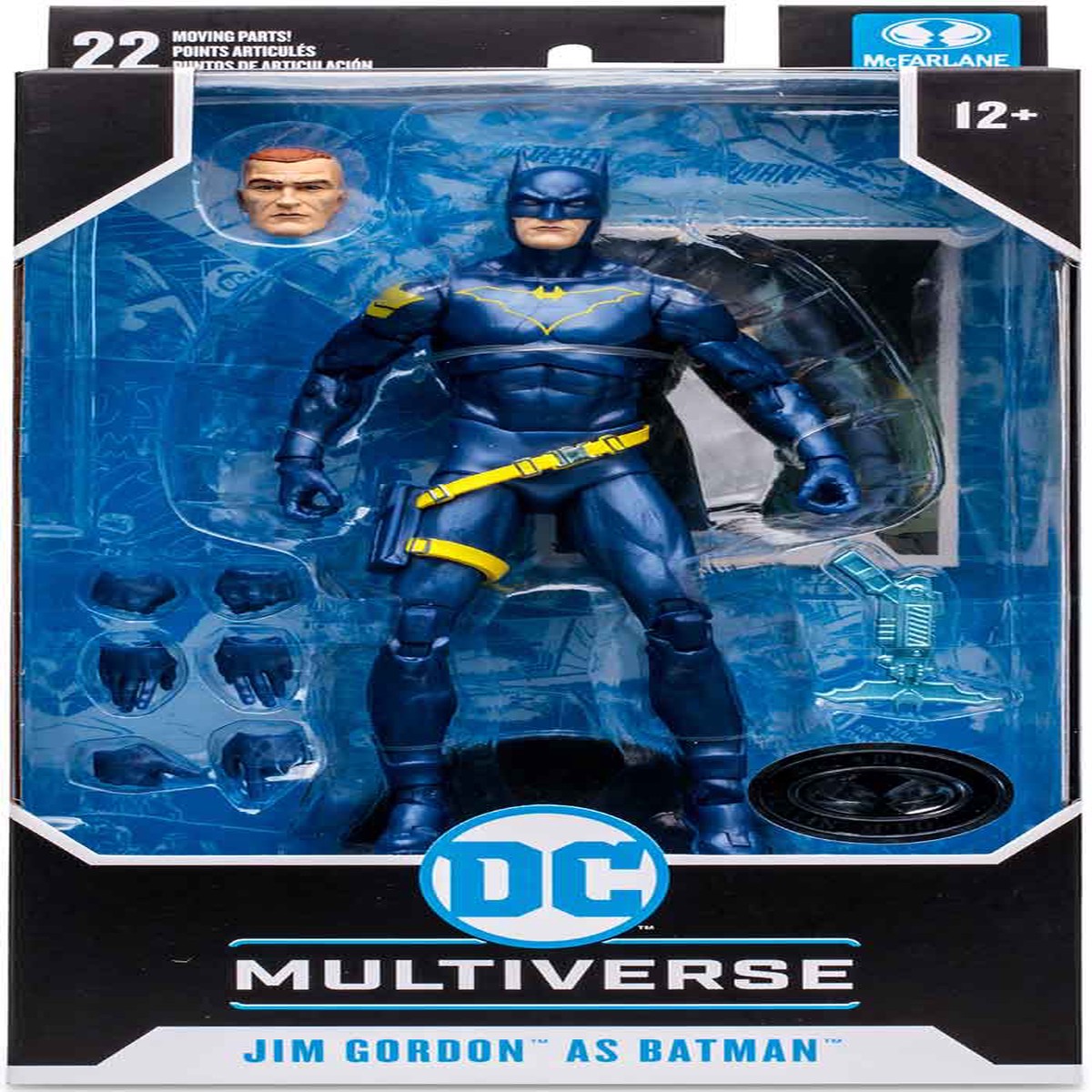 DC Multiverse Batman Endgame 7 Inch Action Figure Exclusive – Jim Gordon as Batman Platinum