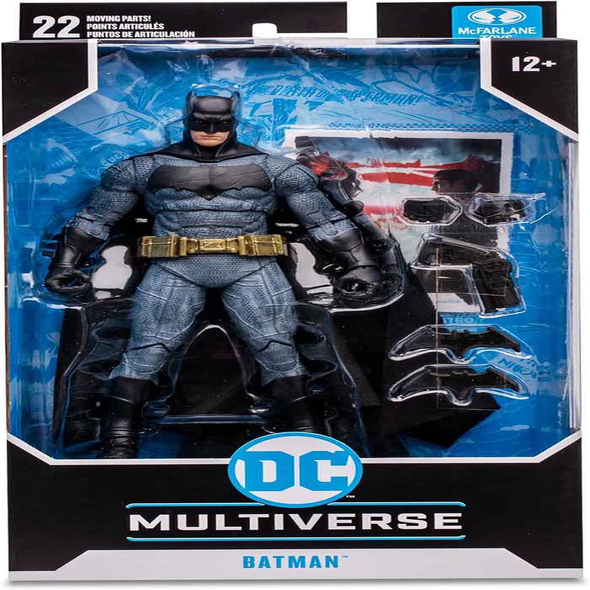 DC Multiverse Batman V Superman Dawn Of Justice 7 Inch Action Figure – Batman (Ben Affleck) (Sub-Standard Packaging)