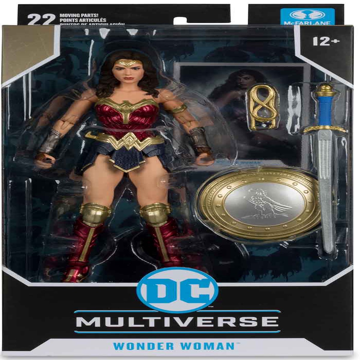 DC Multiverse Batman v Superman Dawn of Justice 7 Inch Action Figure – Wonder Woman (Sub-Standard Packaging)