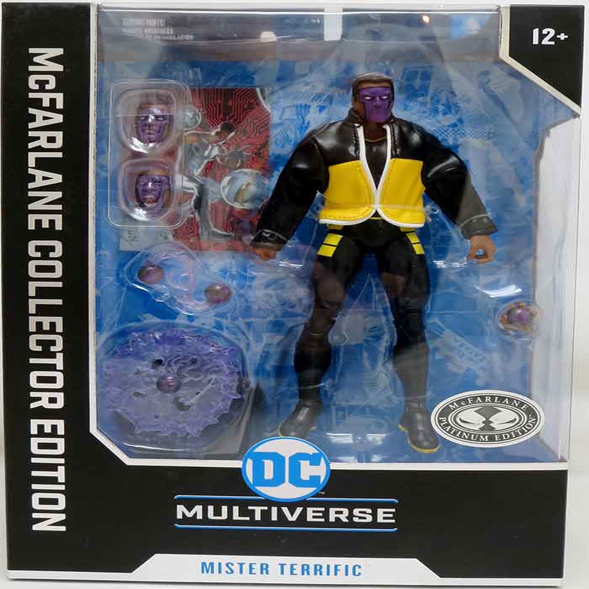 DC Multiverse Collector 7 Inch Action Figure Wave 11 Exclusive – Mister Terrific Platinum