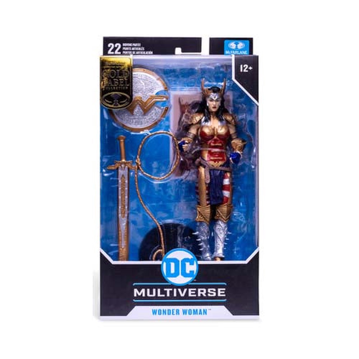 DC Multiverse Comic 7 Inch Action Figure Todd McFarlane – Wonder Woman Gold Label