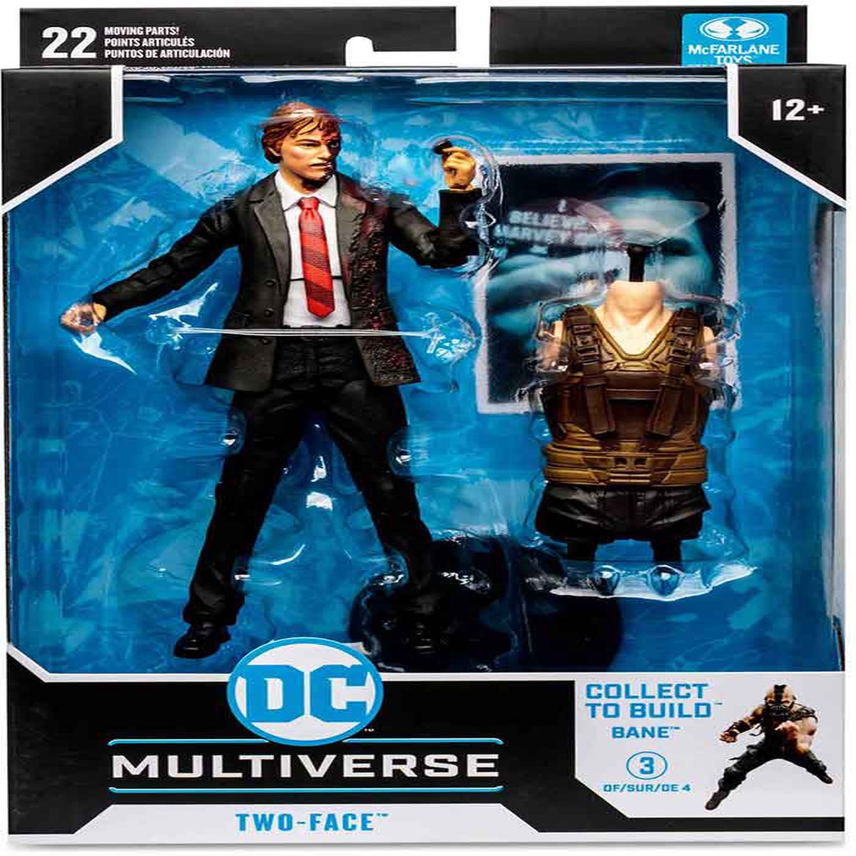 DC Multiverse Dark Knight 7 Inch Action Figure BAF Bane – Two-Face