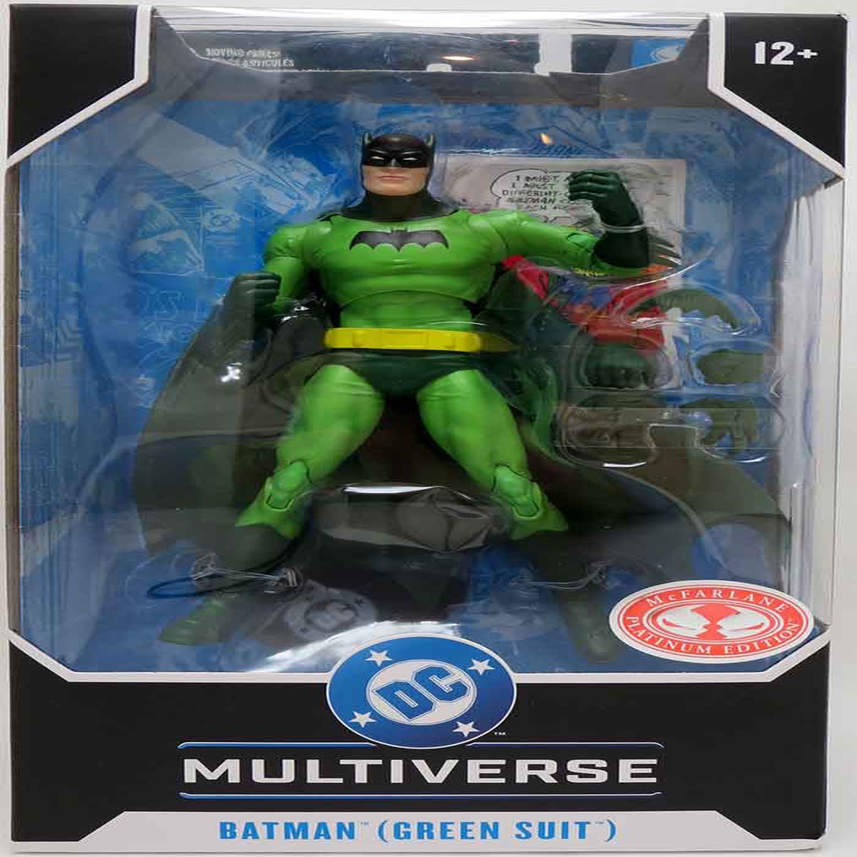 DC Multiverse Detective Comics 7 Inch Action Figure Exclusive – Batman Green Suit Red Platinum
