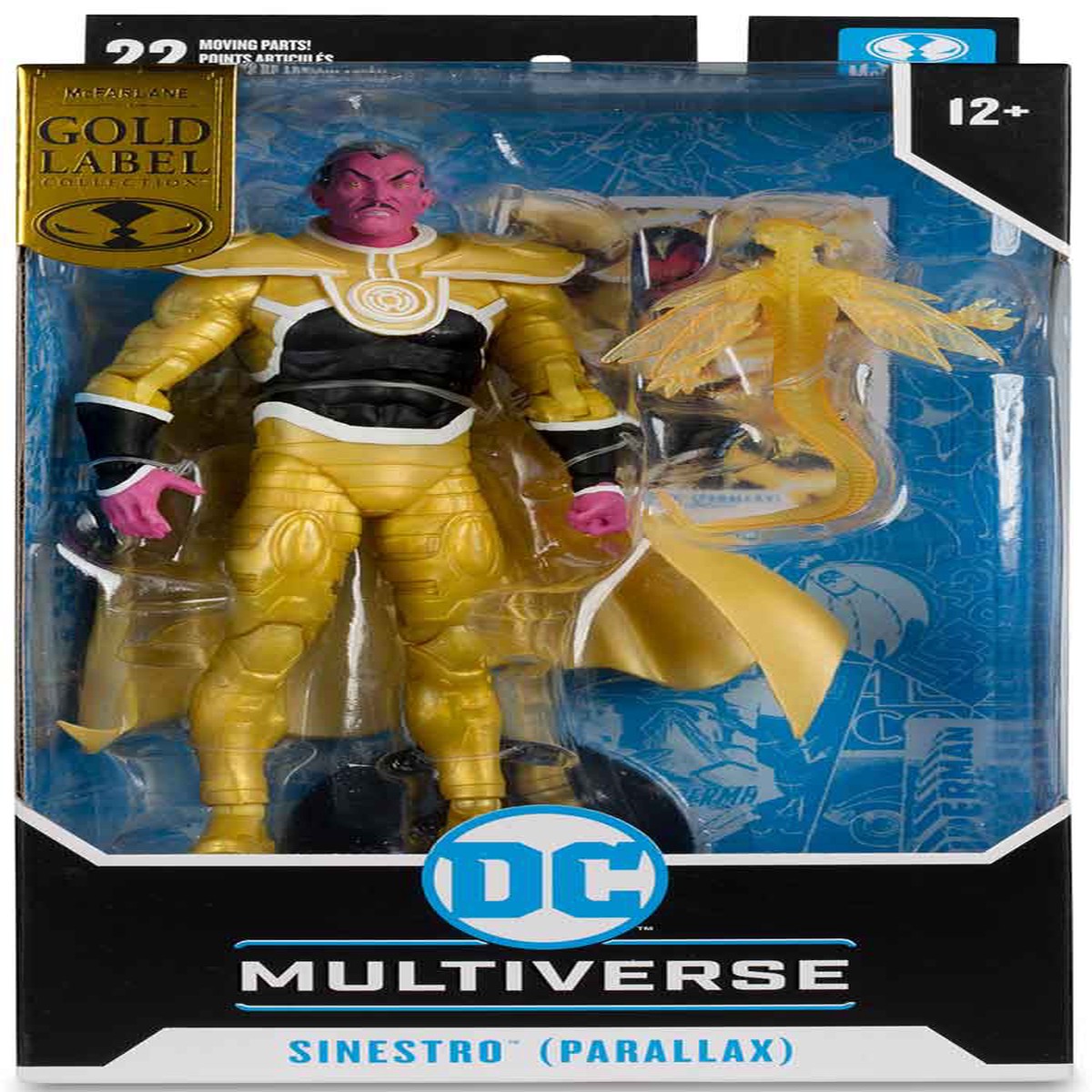 DC Multiverse Green Lantern 7 Inch Action Figure Exclusive – Sinestro (Parallax) Gold Label