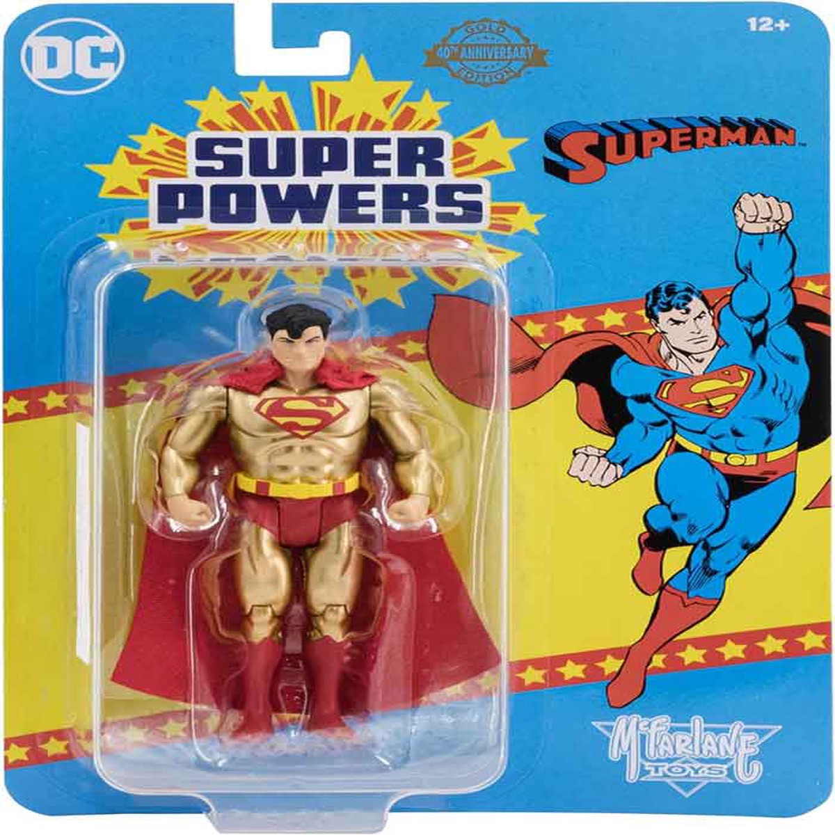 DC Super Powers 4 Inch Action Figure Wave 7 – Superman (Gold Edition)