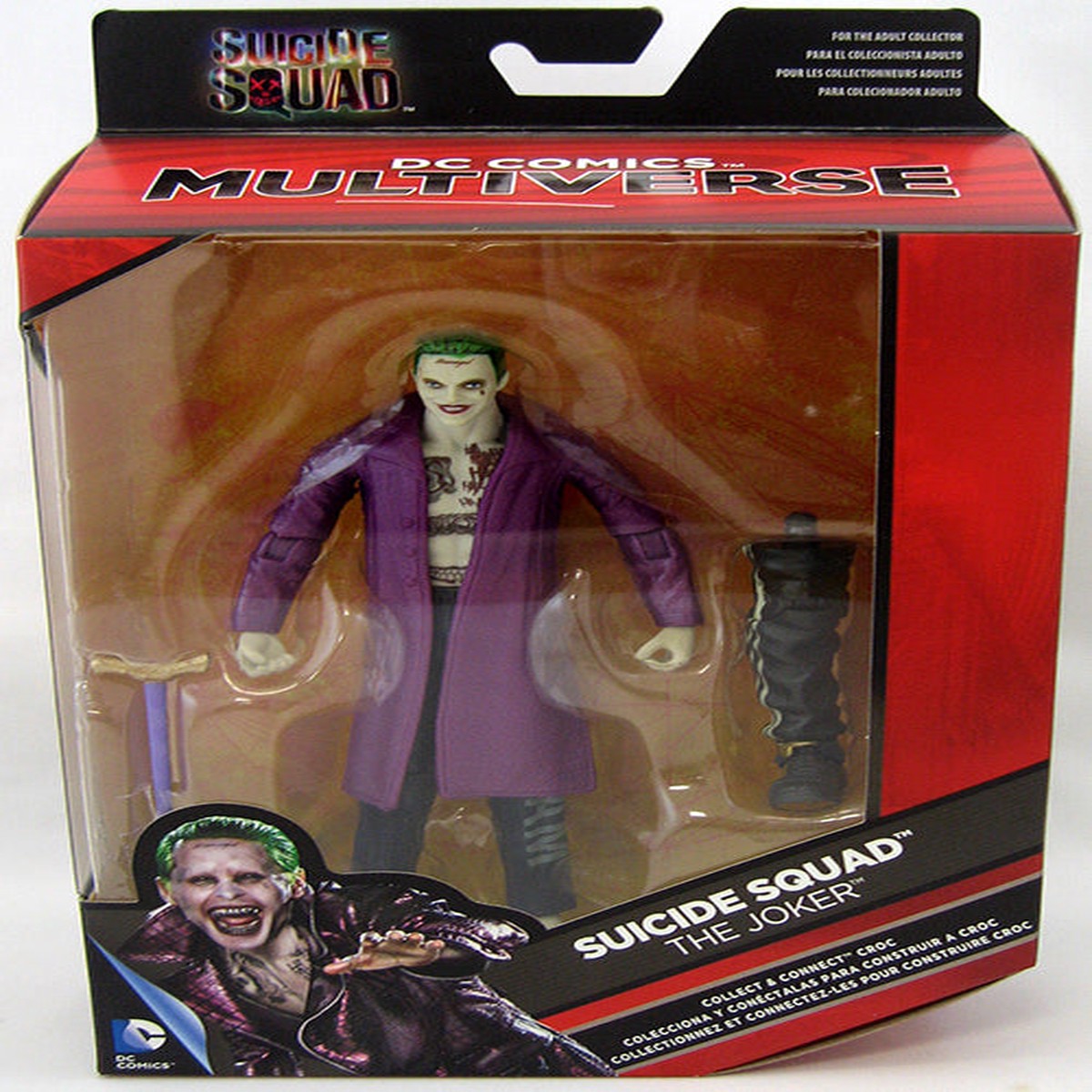 DC Comics Multiverse 6 Inch Action Figure Killer Croc Series – Suicide Squad The Joker #1 of 6