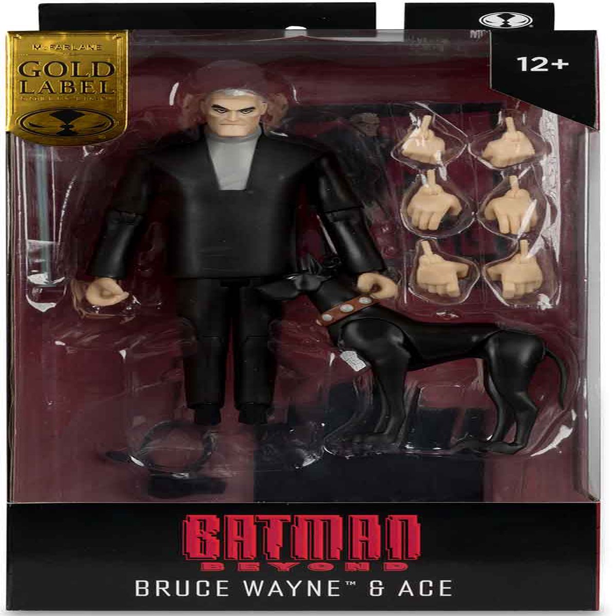 DC Multiverse Batman Beyond 7 Inch Action Figure Exclusive – Bruce Wayne with Ace The Bat Hound Gold Label