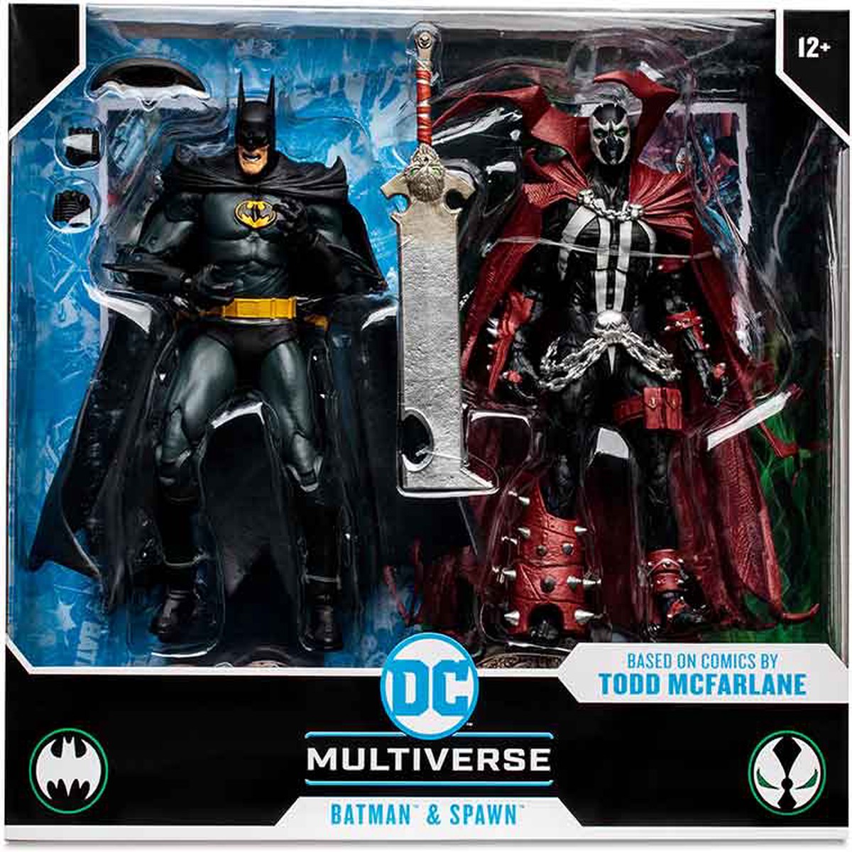 DC Multiverse Collector 7 Inch Action Figure 2-Pack – Batman & Spawn