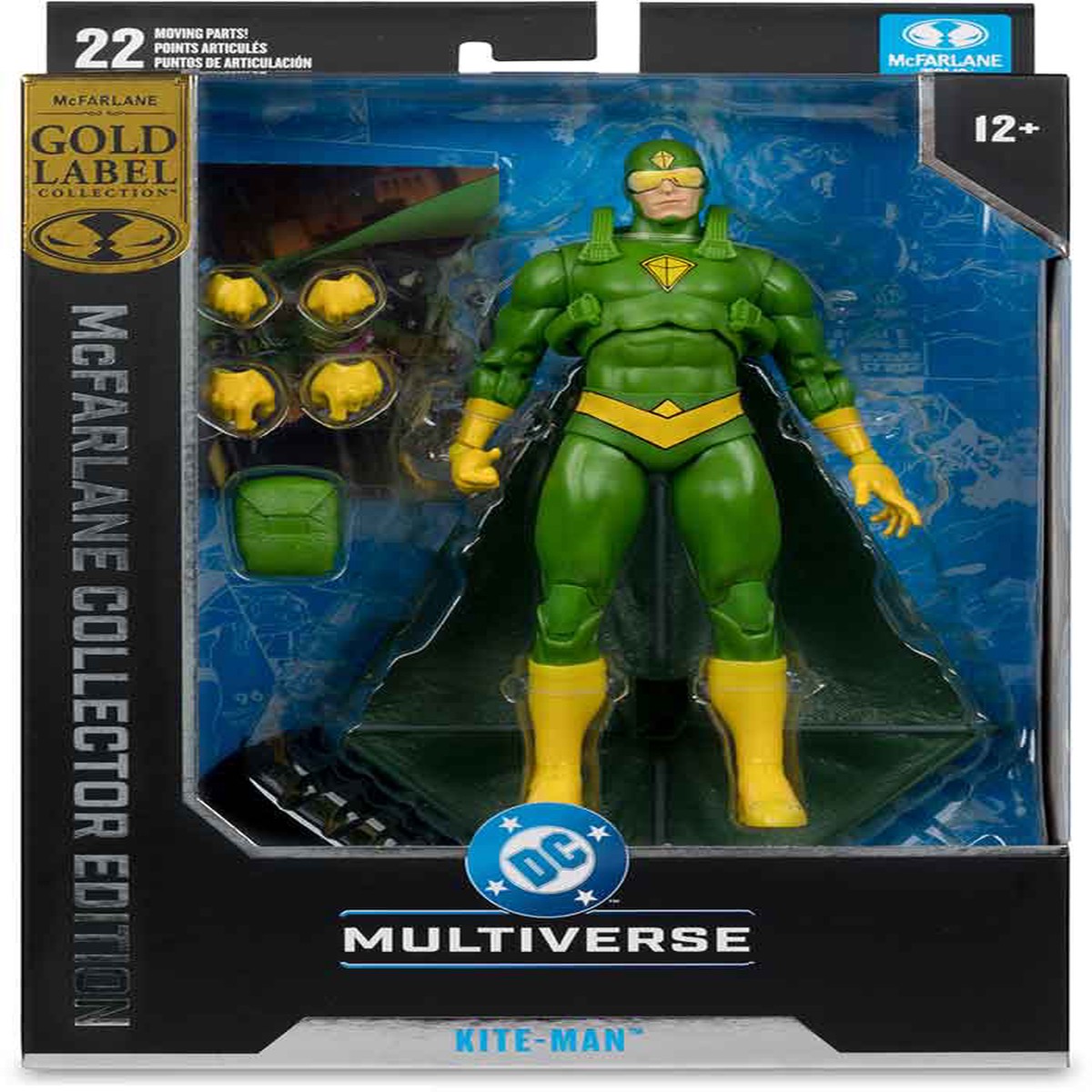 DC Multiverse Collector 7 Inch Action Figure Batman Rogues Exclusive – Kite Man Gold Label