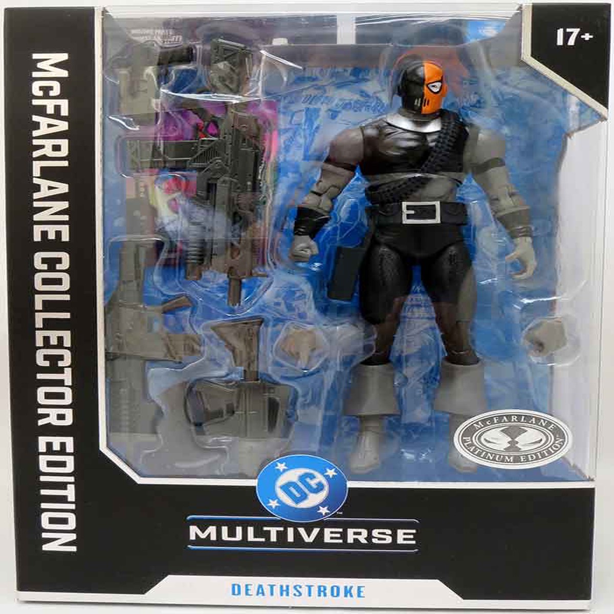 DC Multiverse Collector 7 Inch Action Figure Wave 12 Exclusive – Deathstroke Platinum