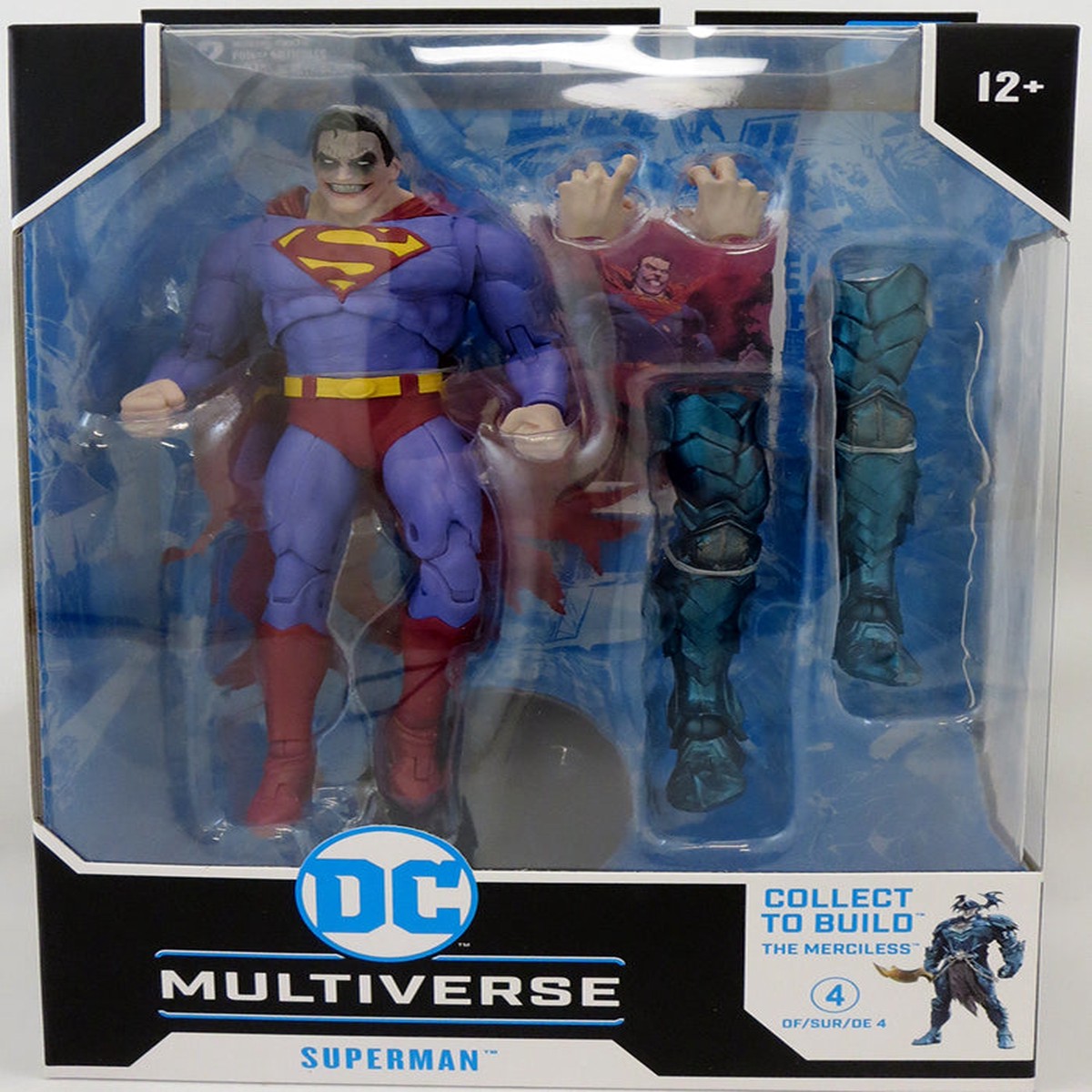 DC Multiverse Dark Nights Metal 7 Inch Action Figure BAF The Merciless – Superman The Infected