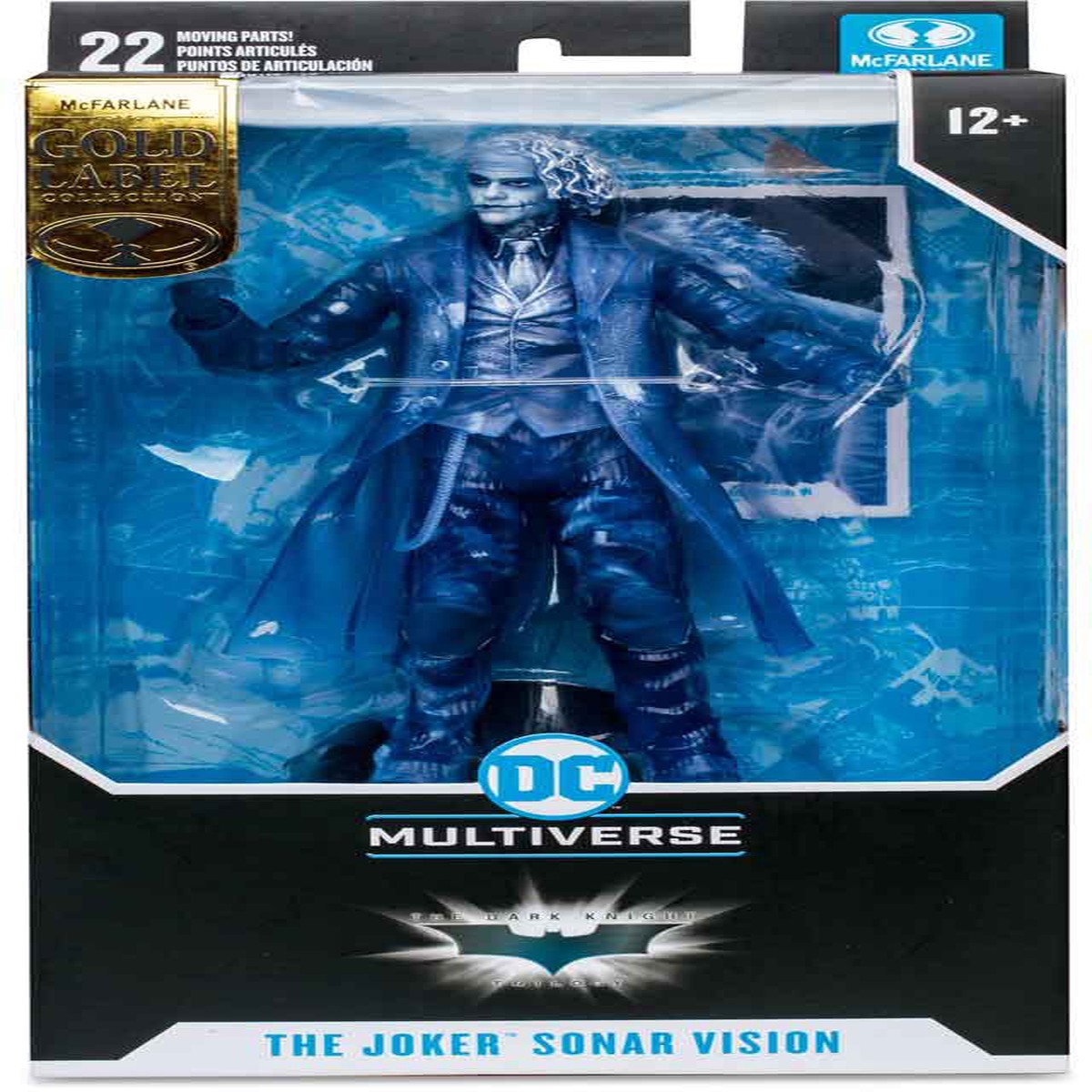 DC Multiverse The Dark Knight 7 Inch Action Figure Exclusive – Sonar Vision Joker Gold Label