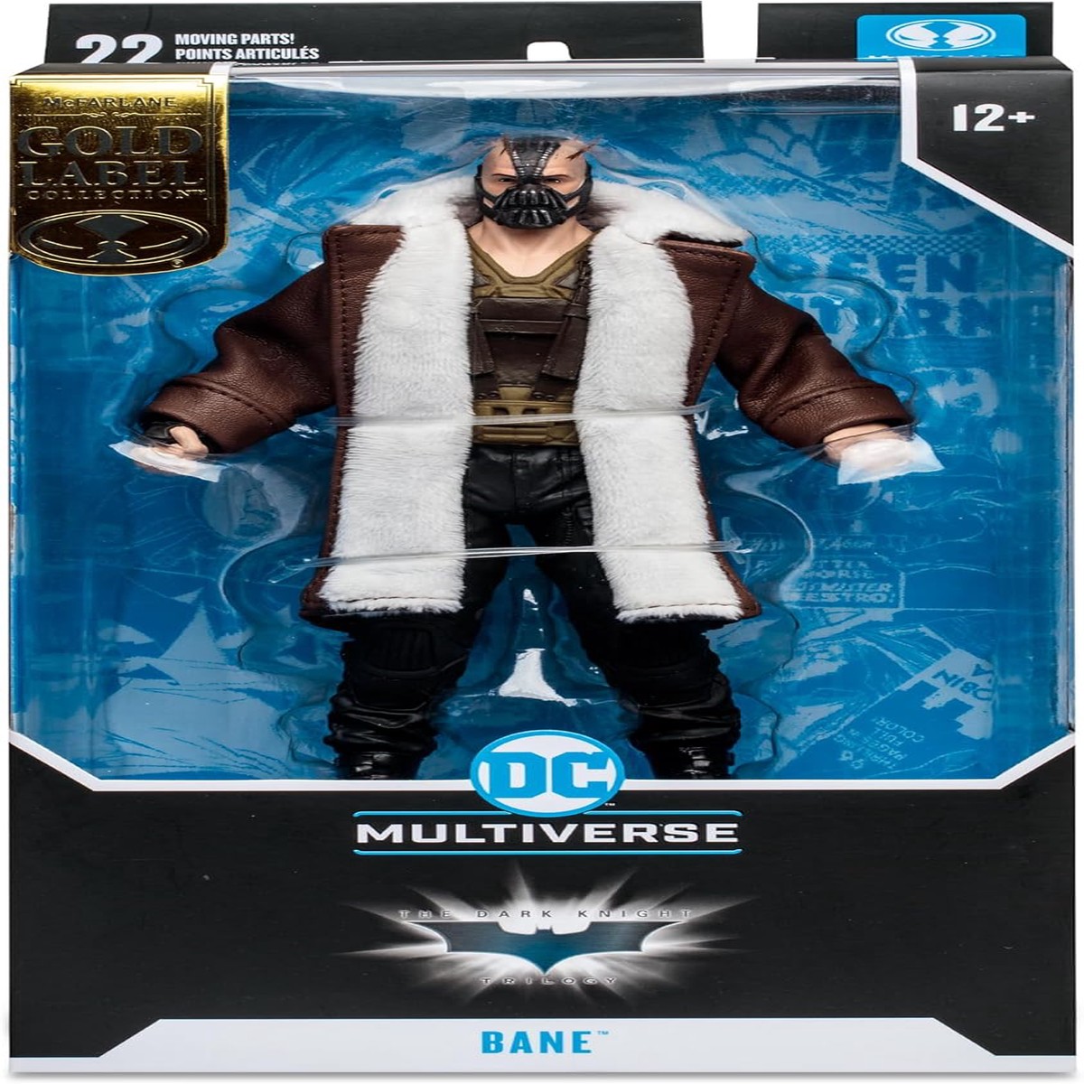DC Multiverse The Dark Knight Trilogy 7 Inch Action Figure SDCC Exclusve – Trench Coat Bane Gold Label