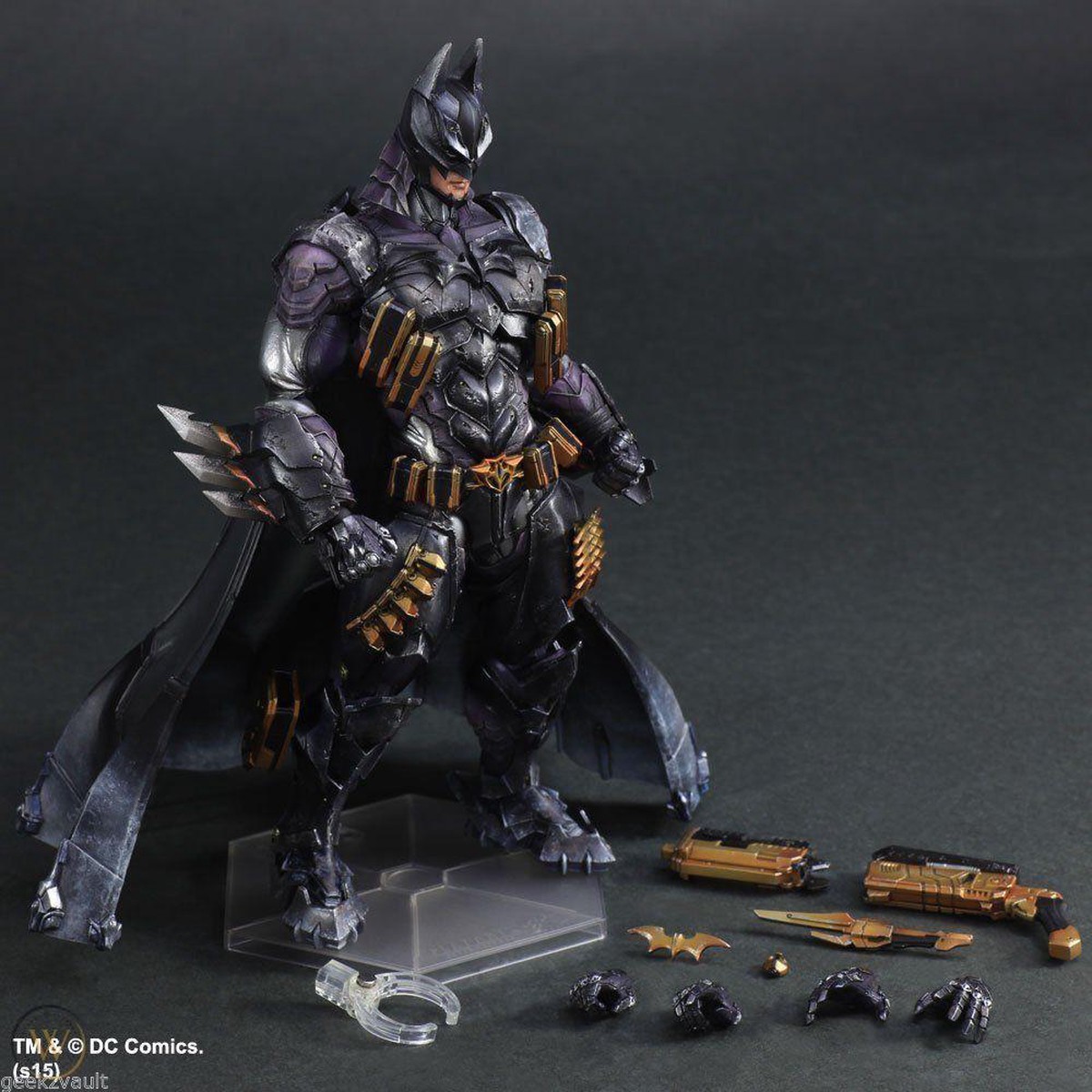 DC Universe Batman Armored Anime Style Play Arts Kai Action Figure