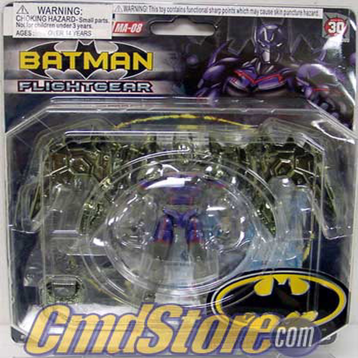 FLIGHTGEAR BATMAN 4″ Action Figure BATMAN MICRO ACTION SERIES Takara Toy (Sub-Standard Packaging)