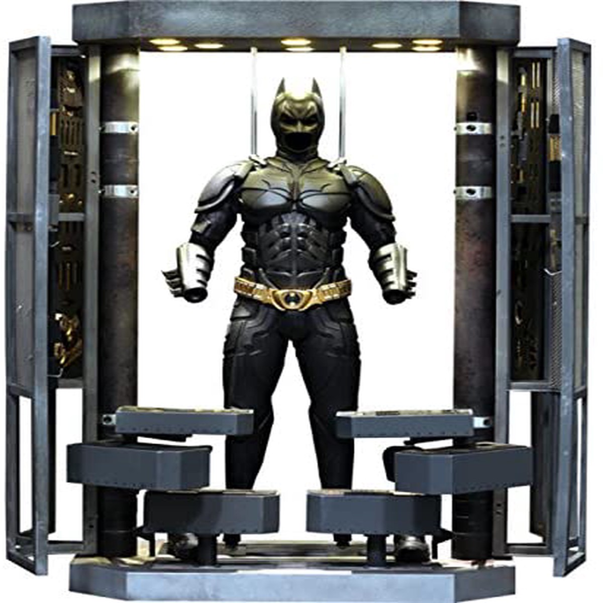 NO MAILER BOX – Hot Toys Batman Armory with Batman 12 Inch 1/6 Scale Action Figure MMS234