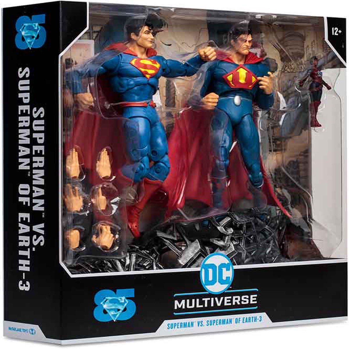 DC Multiverse 7 Inch Action Figure 2-Pack – Superman vs Ultraman (Earth-3)