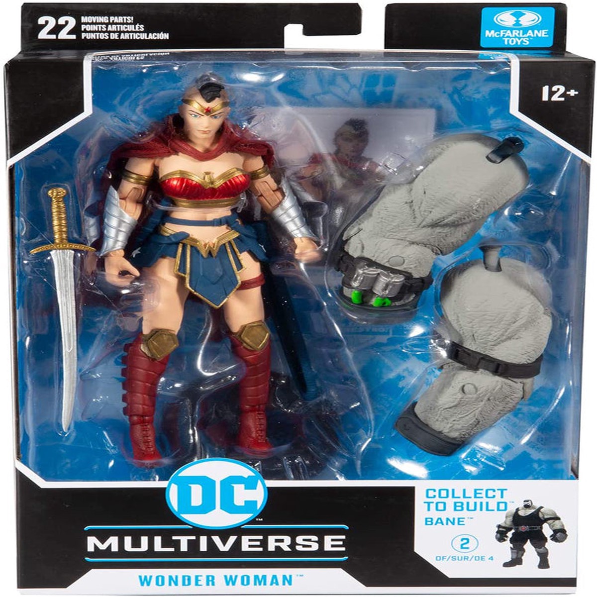 DC Multiverse 7 Inch Action Figure BAF Bane – Wonder Woman (Sub-Standard Packaging)