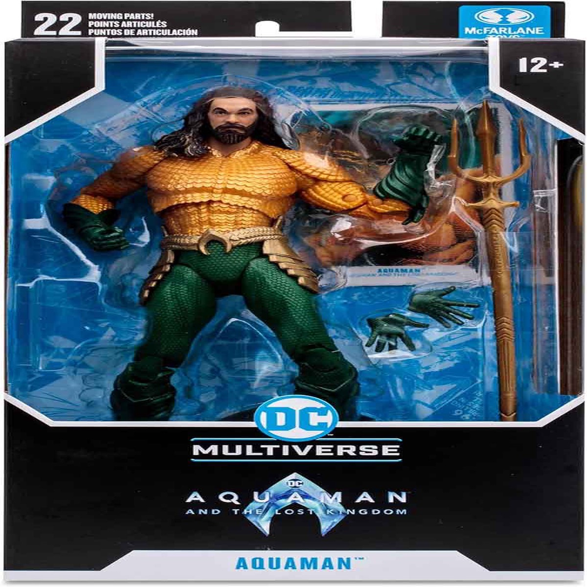 DC Multiverse Aquaman And The Lost Kingdom 7 Inch Action Figure Series 1 – Aquaman (Gold & Green Suit)
