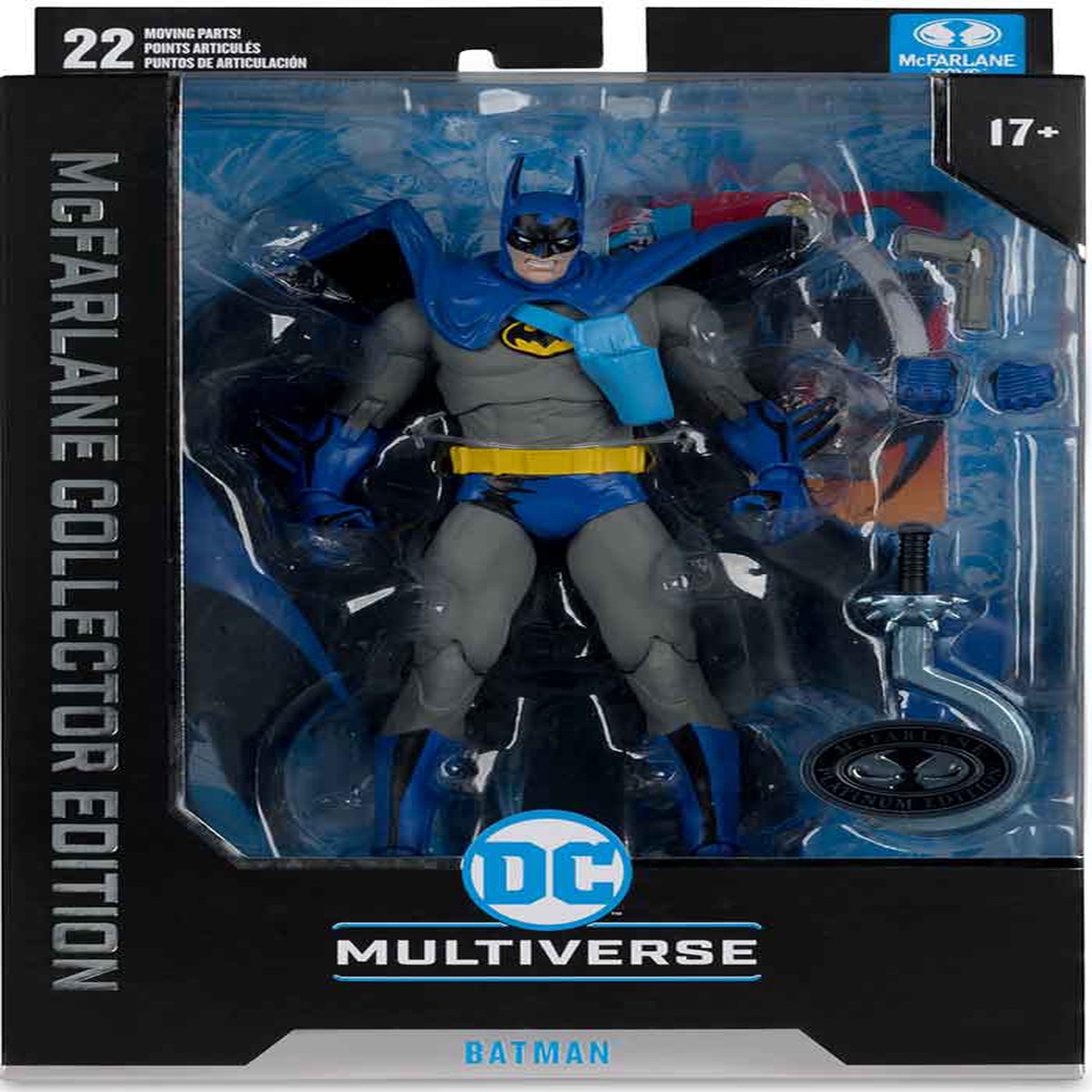 DC Multiverse Collector 7 Inch Action Figure Wave 10 Exclusive – Batman Year Two Platinum
