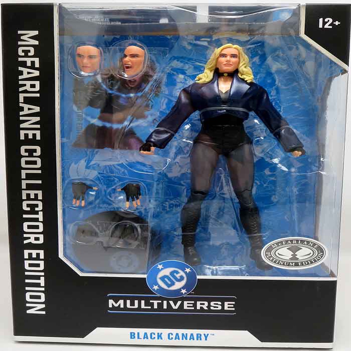 DC Multiverse DC Rebirth 7 Inch Action Figure Collector Edition Exclusive – Black Canary Platinum