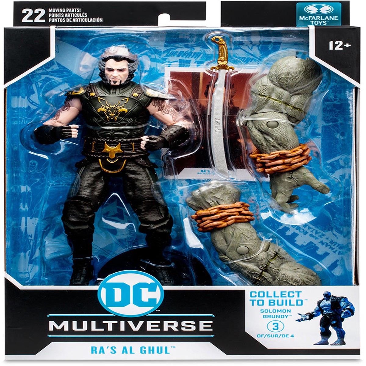 DC Multiverse Gaming 7 Inch Action Figure BAF Solomun Grundy – Ra’s Al Ghul