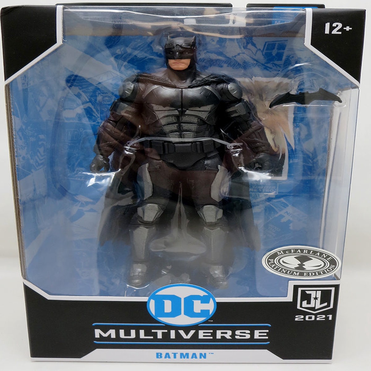 DC Multiverse Justice League 2021 7 Inch Action Figure Exclusive – Batman Googles On Head Platinum