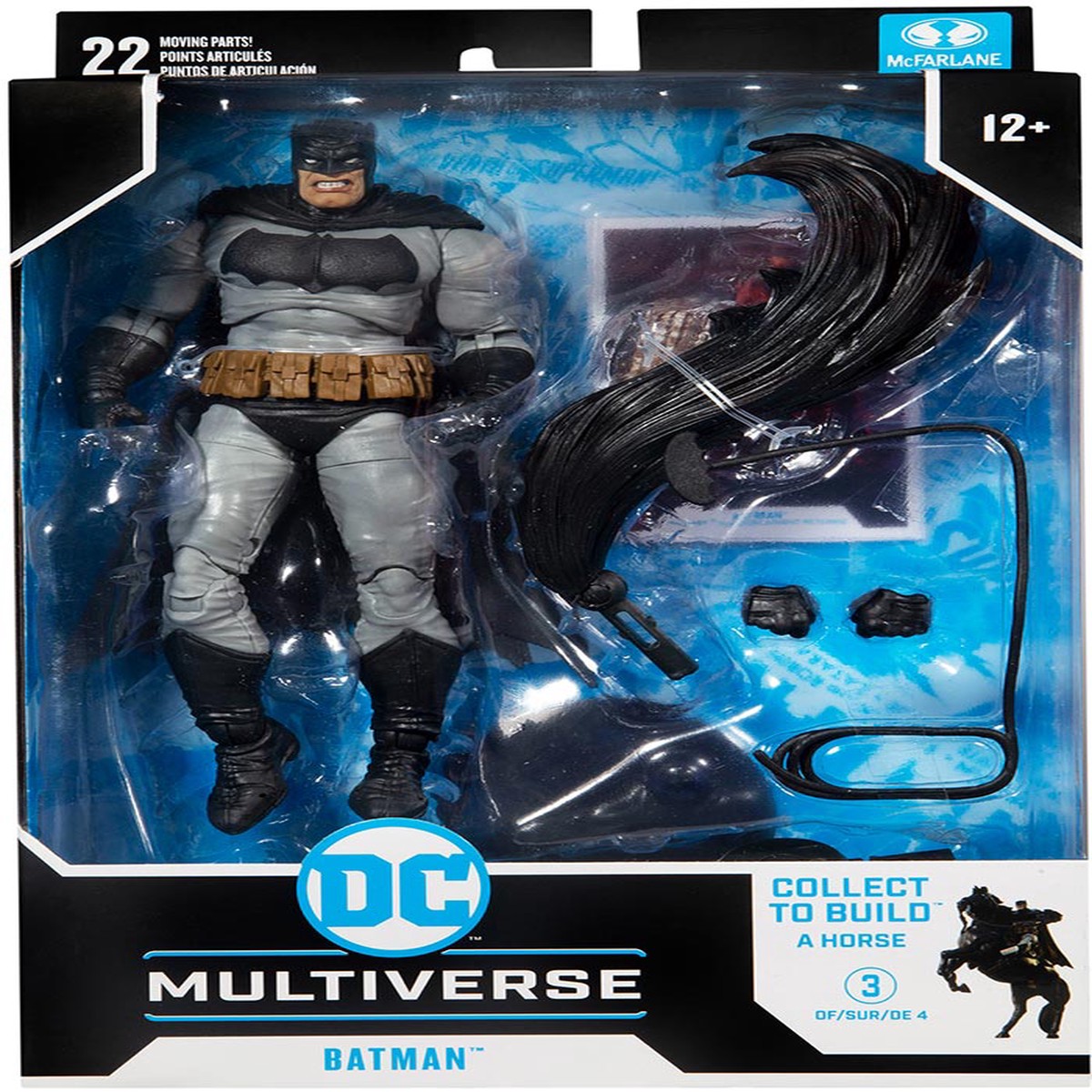 DC Multiverse The Dark Knight Returns 7 Inch Action Figure BAF Batman Horse – Batman