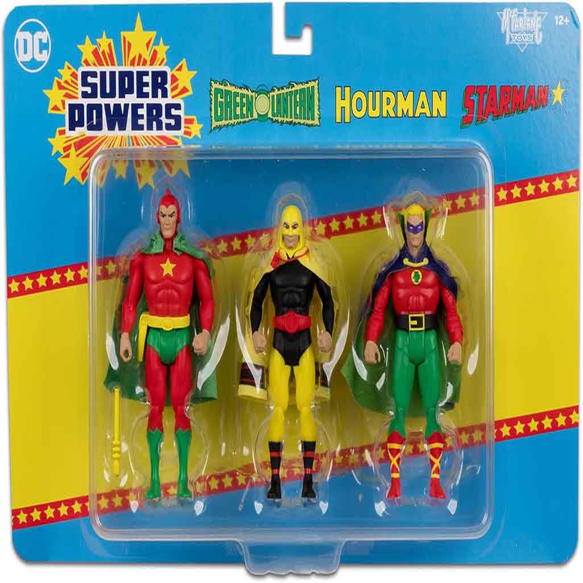 DC Super Powers 4 Inch Action Figure 3-Pack – (Green Lantern – Hourman – Starman)