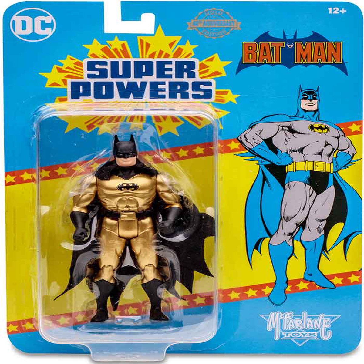 DC Super Powers 4 Inch Action Figure Wave 6 – Batman Gold Variant