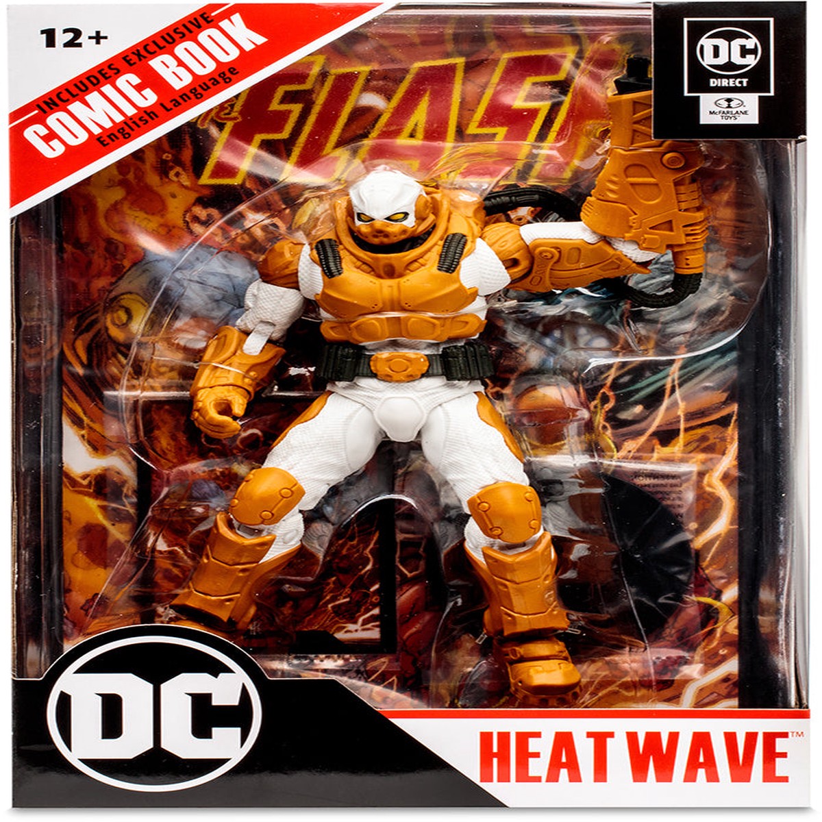 DC Direct Comic 7 Inch Action Figure The Flash Wave 2 – Heatwave