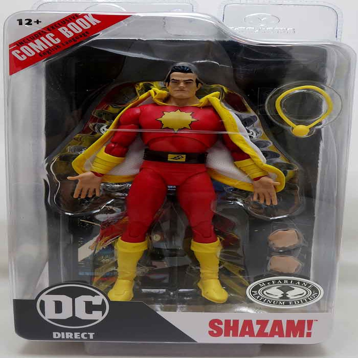 DC Direct Comic 7 Inch Action Figure Wave 7 Exclusive – Shazam! (Dawn of DC) Platinum
