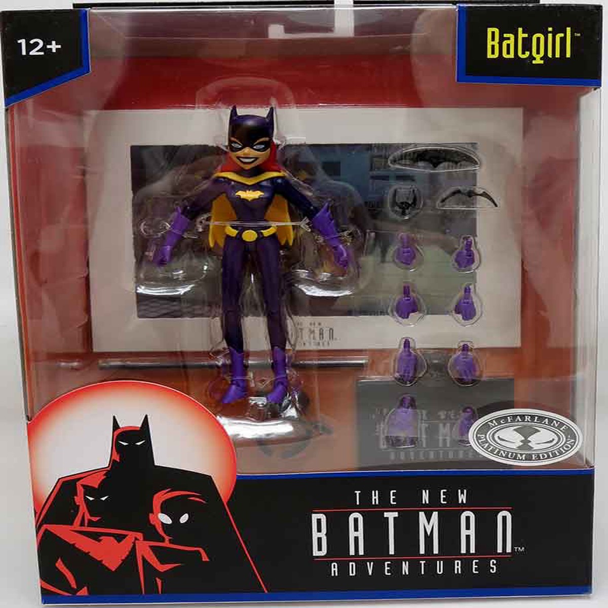 DC Direct The New Batman Adventures 6 Inch Action Figure Wave 1 Exclusive – Batgirl (Purple Gloves & Boots) Platinum