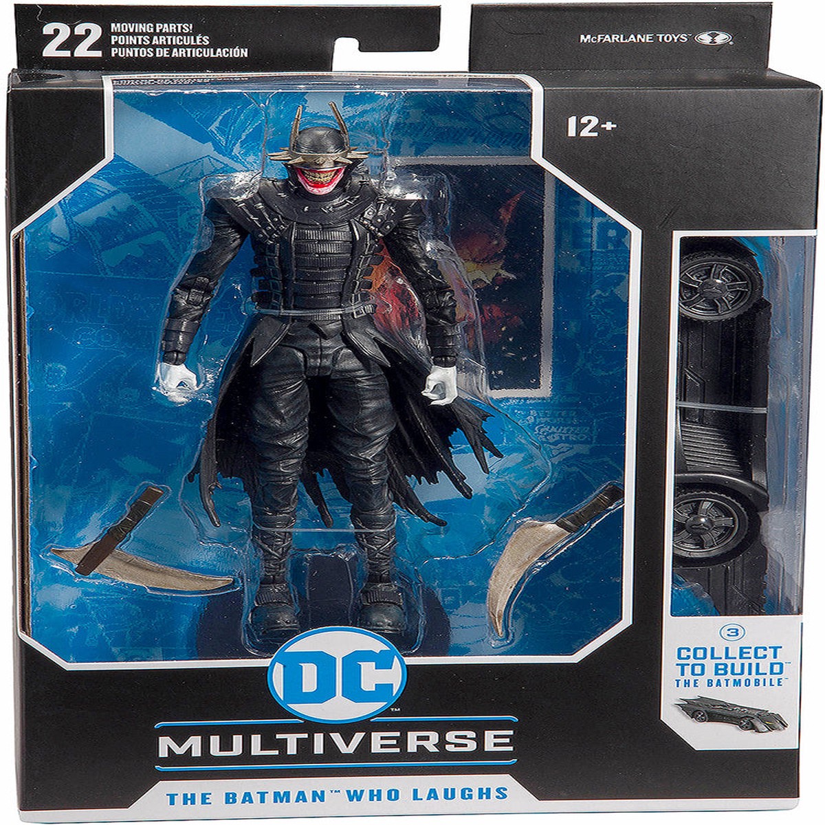 DC Multiverse 7 Inch Action Figure BAF Batmobile Series – The Batman Who Laughs
